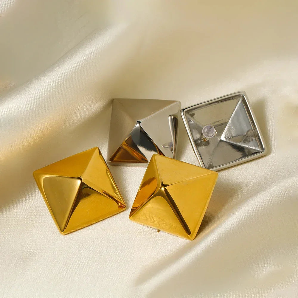 [ElanLuxe]Barbara Gold Earrings