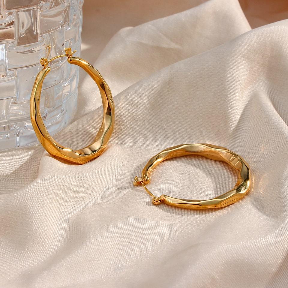 [ElanLuxe]Aire Hoop Earrings