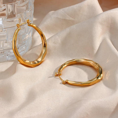 [ElanLuxe]Aire Hoop Earrings