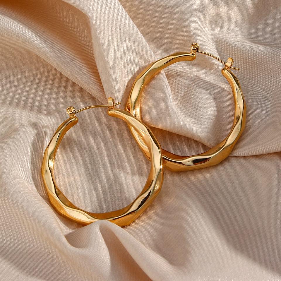 [ElanLuxe]Aire Hoop Earrings