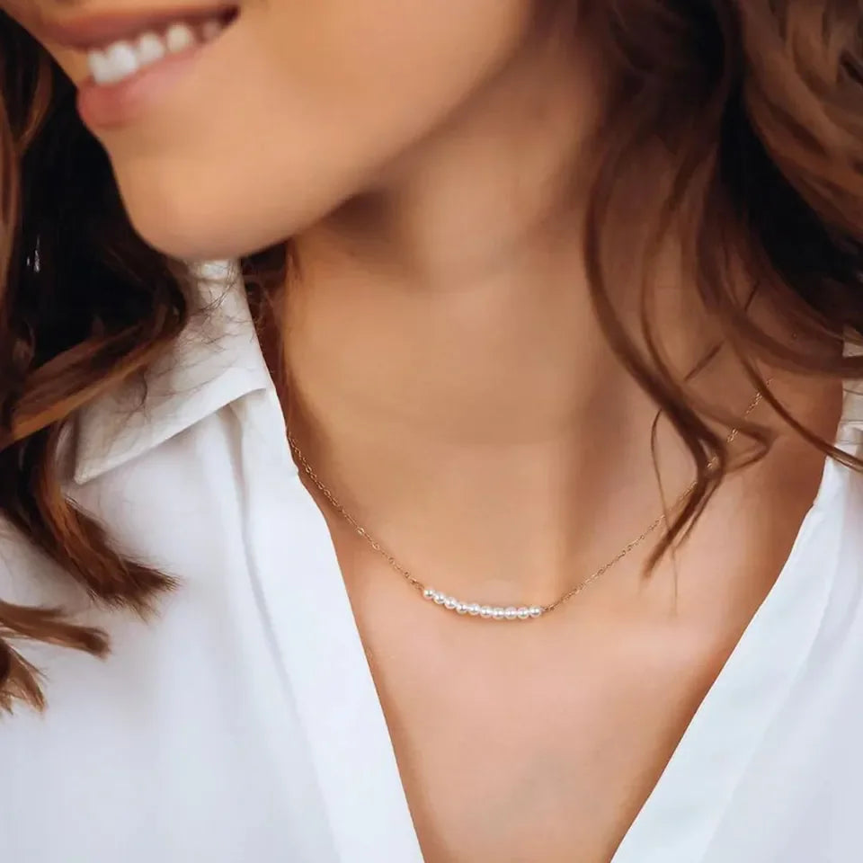 [ElanLuxe]Emilia Freshwater Pearl Necklace