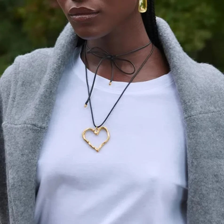 [ElanLuxe]Francine Heart Pendant