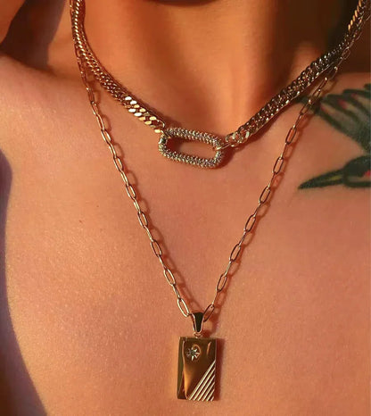 [ElanLuxe]Kleo Diamond Choker