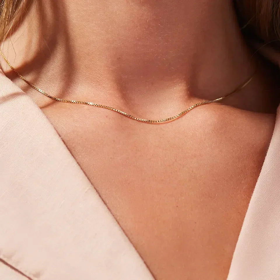 [ElanLuxe]Geordyn Gold Chain Necklace