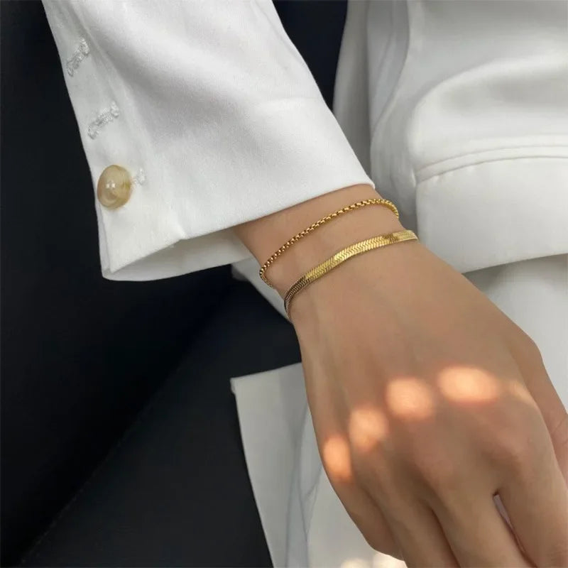 [ElanLuxe]Janet Gold Bracelet
