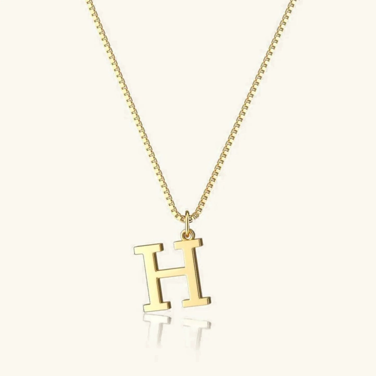 [ElanLuxe]Therese Letter Initial Gold Necklace
