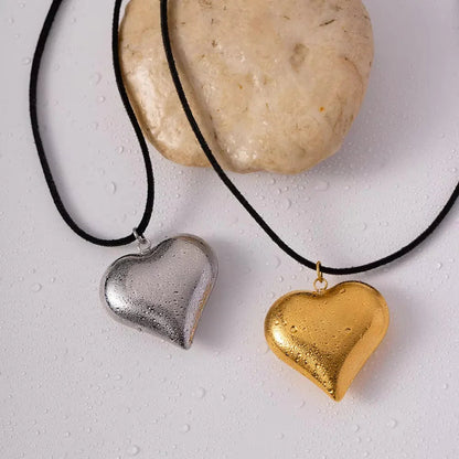 [ElanLuxe]Lavine Heart Necklace