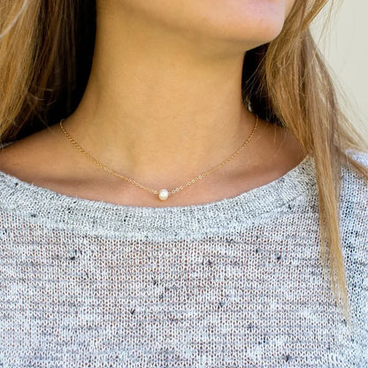 [ElanLuxe]Marianne Freshwater Pearl Necklace