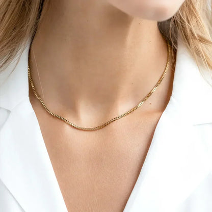 [ElanLuxe]Geordyn Gold Chain Necklace