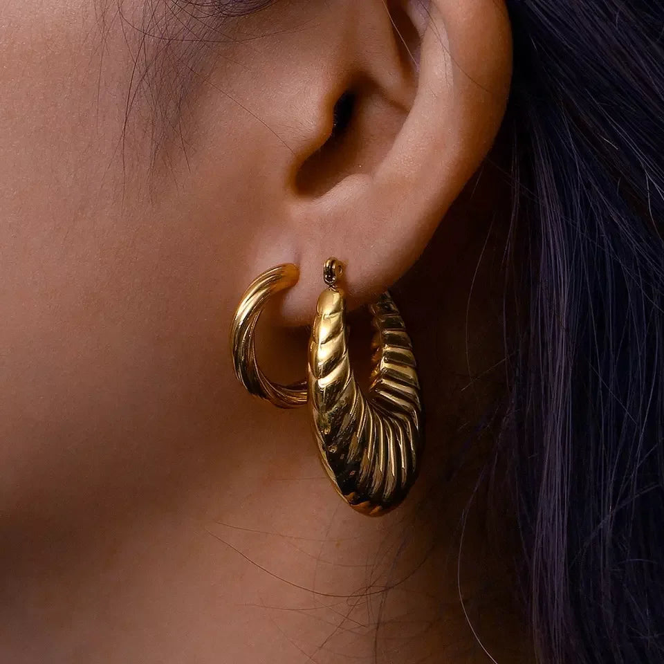 [ElanLuxe]Camila Croissant Earrings