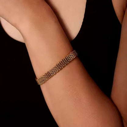 [ElanLuxe]Imara Gold Chain Bracelet