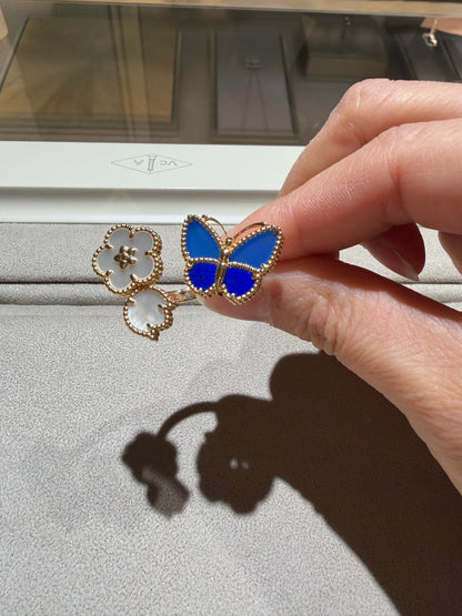 [ElanLuxe Jewerly]LUCKY SPRING BUTTERFLY OPEN-FACE RINGS