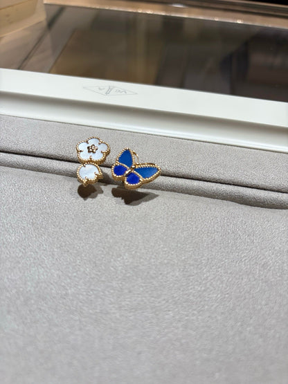 [ElanLuxe Jewelry]LUCKY SPRING BUTTERFLY OPEN-FACE RINGS