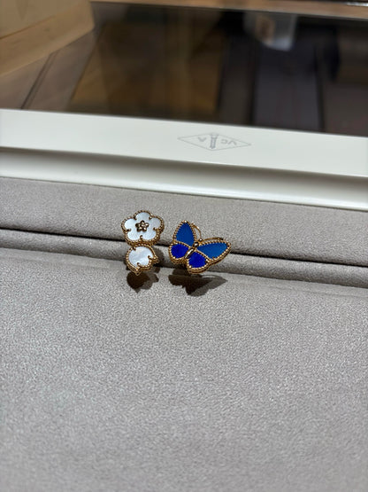 [ElanLuxe Jewerly]LUCKY SPRING BUTTERFLY OPEN-FACE RINGS