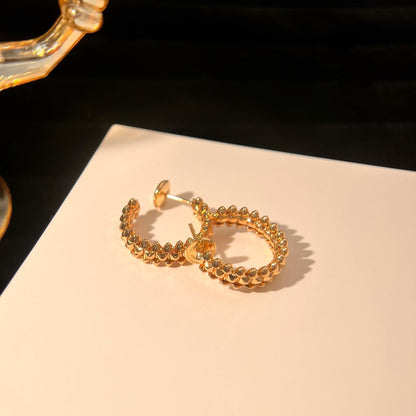 [ElanLuxe Jewelry]CLASH SMALL HOOP EARRINGS