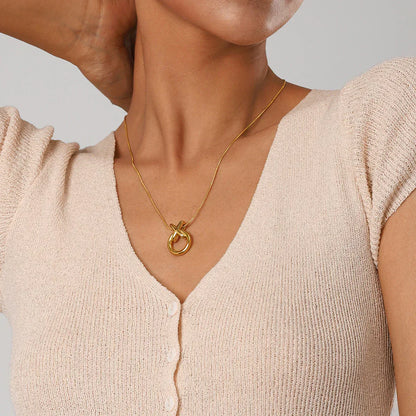 [ElanLuxe]Anastasia Gold Necklace
