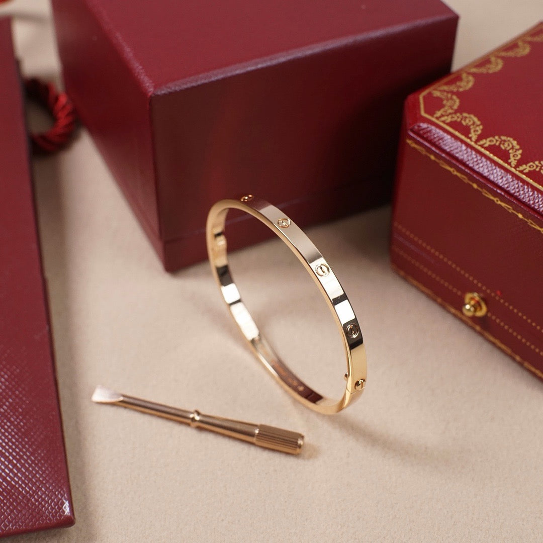 [ElanLuxe Jewelry]LOVE BRACELET 3.65MM NO DIAMONDS