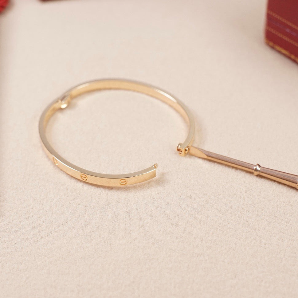 [ElanLuxe Jewelry]LOVE BRACELET 3.65MM NO DIAMONDS
