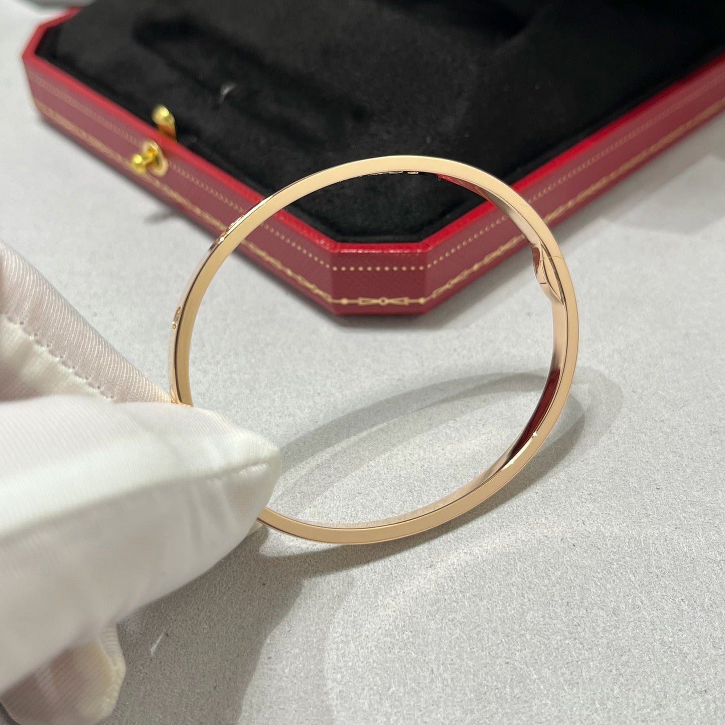[ElanLuxe Jewelry]LOVE BRACELET 3.65MM 6 DIAMONDS