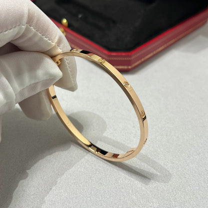[ElanLuxe Jewelry]LOVE BRACELET 3.65MM 6 DIAMONDS