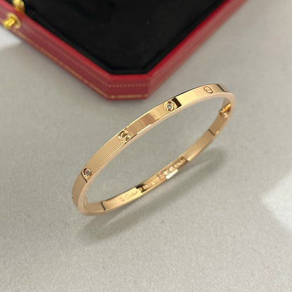 [ElanLuxe Jewelry]LOVE BRACELET 3.65MM 6 DIAMONDS
