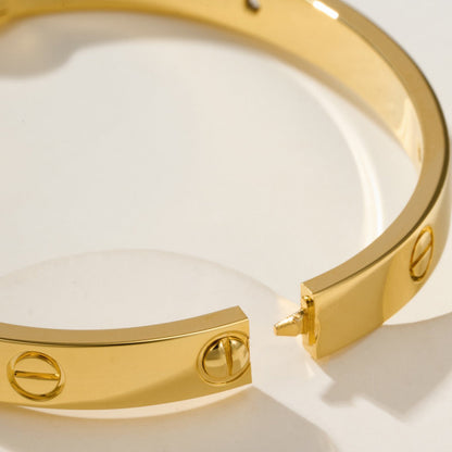 [ElanLuxe Jewelry]LOVE BRACELET 6.1MM 4 DIAMONDS