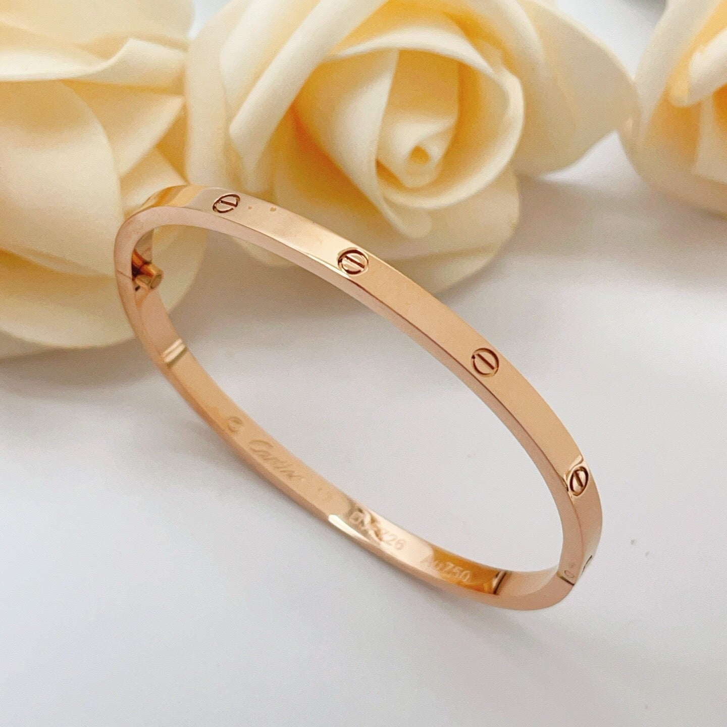 [ElanLuxe Jewelry]LOVE BRACELET 3.65MM NO DIAMONDS