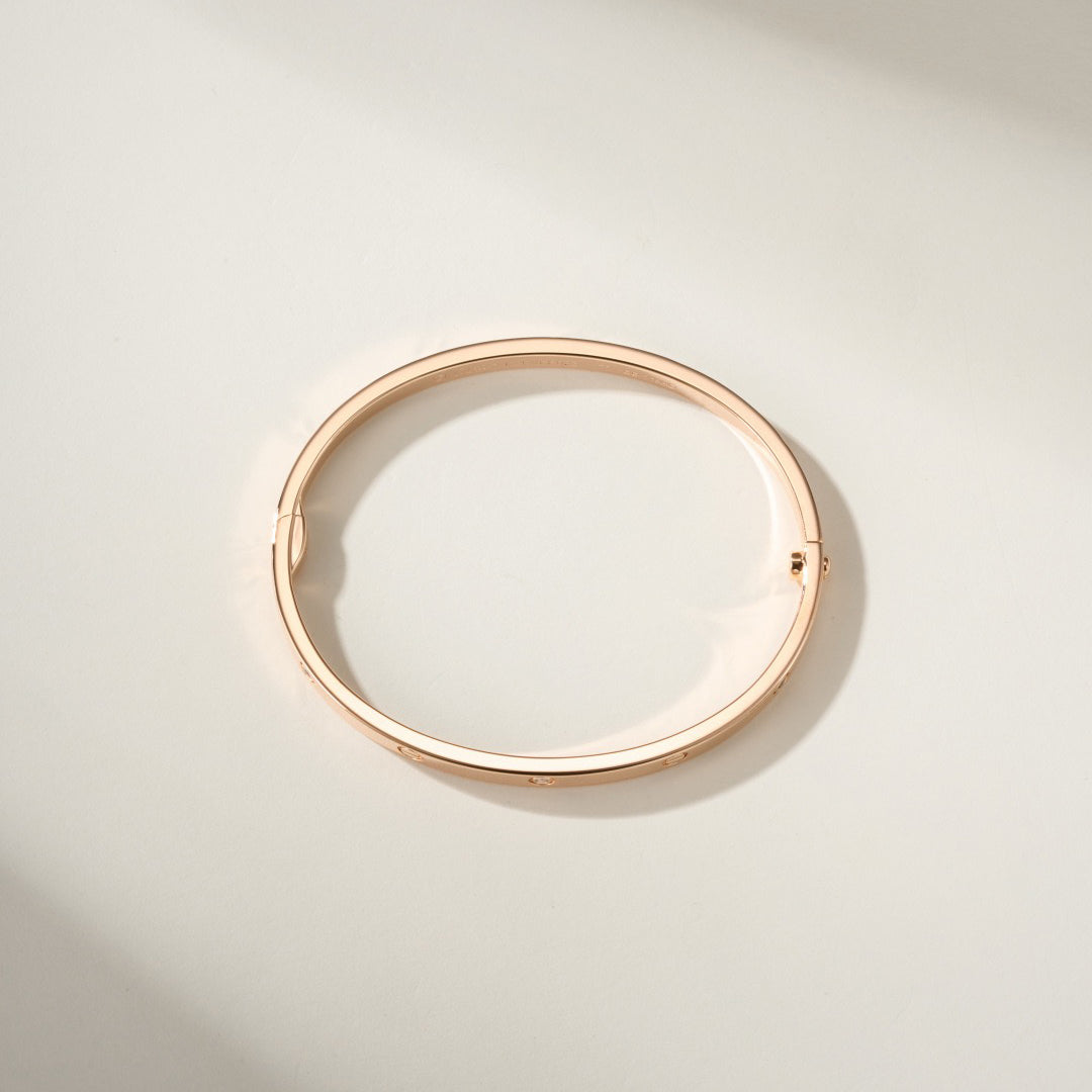 [ElanLuxe Jewelry]LOVE BRACELET 3.65MM 6 DIAMONDS
