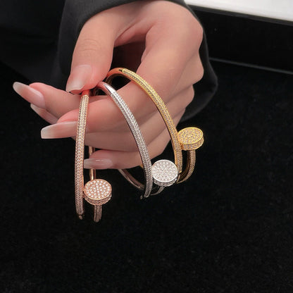 [ElanLuxe Jewelry]JUSTE BRACELET 3.5MM ALL DIAMONDS