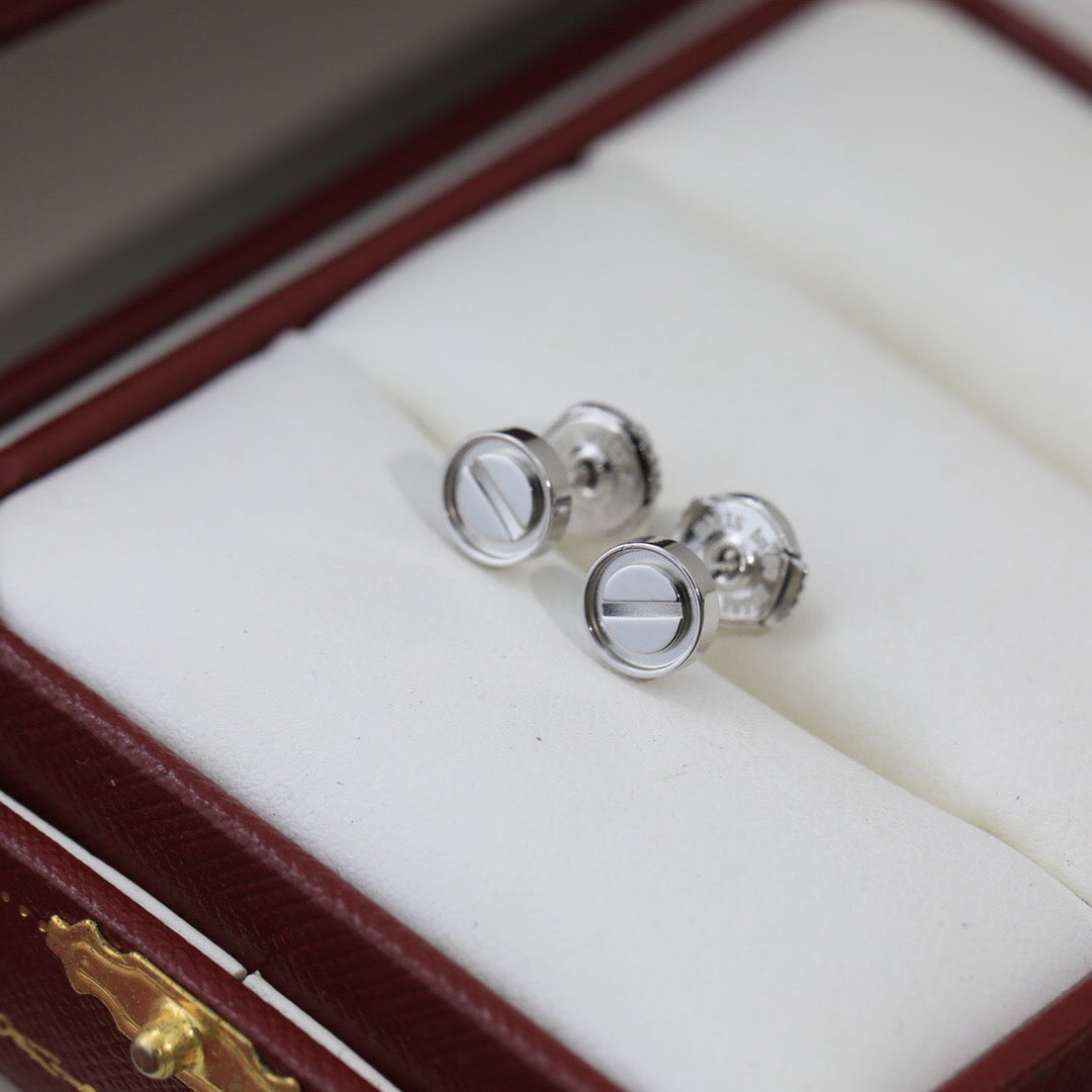 [ElanLuxe Jewelry]LOVE EARRINGS 7.2MM
