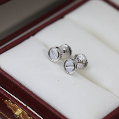 [ElanLuxe Jewelry]LOVE EARRINGS 7.2MM