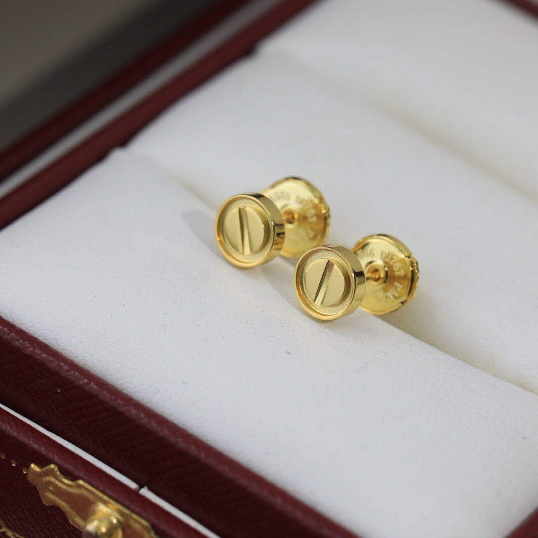 [ElanLuxe Jewelry]LOVE EARRINGS 7.2MM