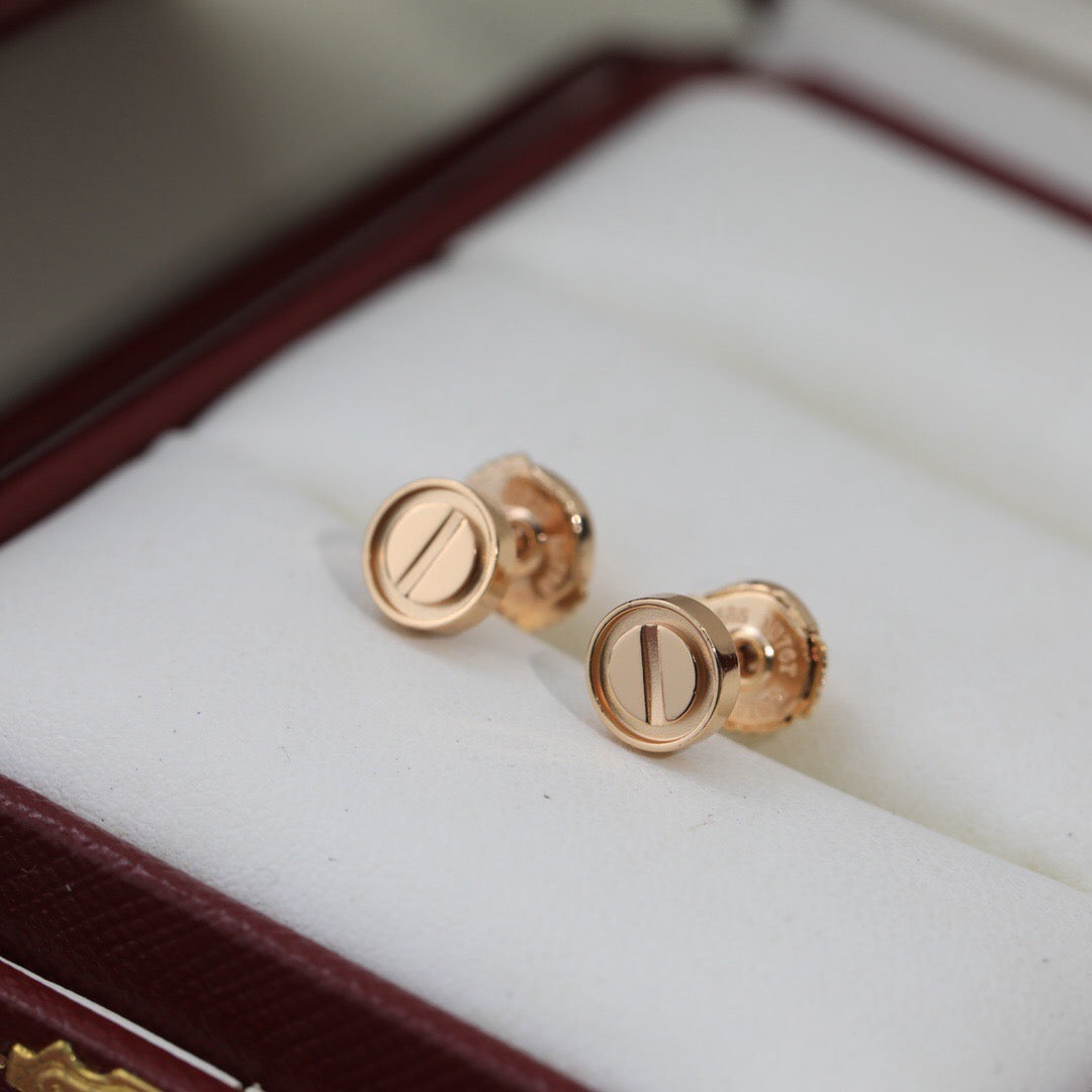 [ElanLuxe Jewelry]LOVE EARRINGS 7.2MM