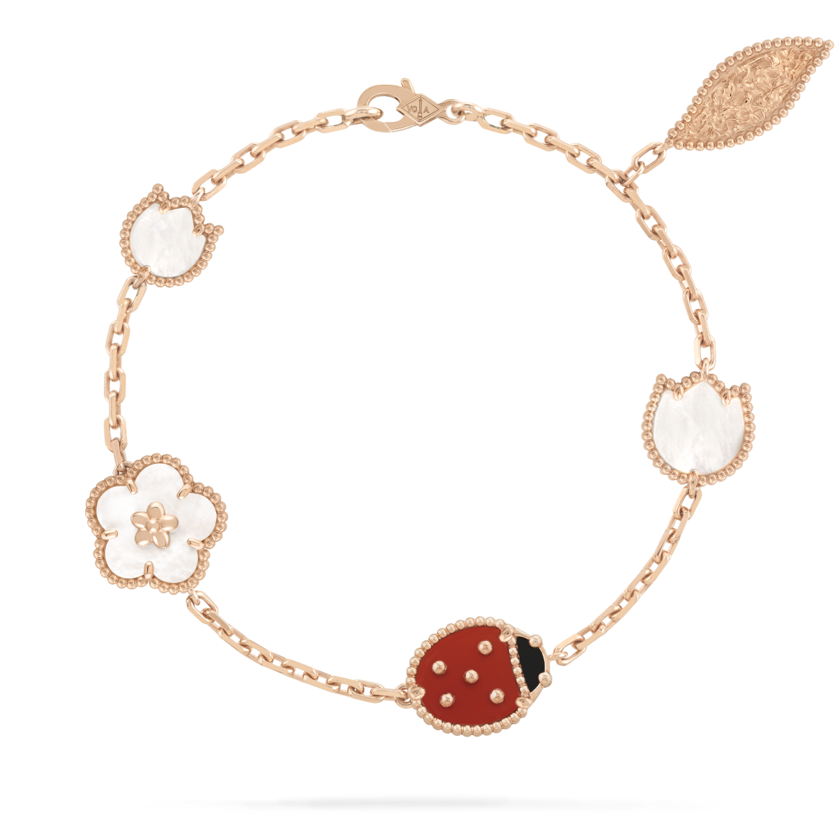 [ElanLuxe Jewelry]LUCKY SPRING 5 MOTIF BRACELET