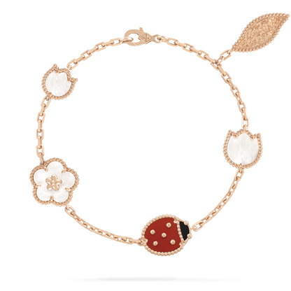 [ElanLuxe Jewelry]LUCKY SPRING 5 MOTIF BRACELET