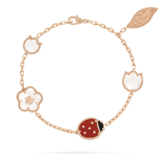 [ElanLuxe Jewelry]LUCKY SPRING 5 MOTIF BRACELET