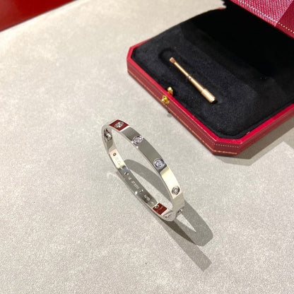 [ElanLuxe Jewelry]LOVE BRACELET 6.1MM 10 DIAMONDS