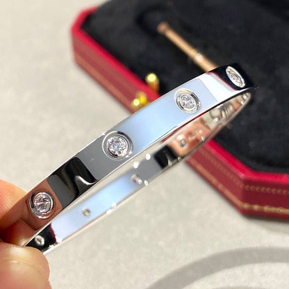 [ElanLuxe Jewelry]LOVE BRACELET 6.1MM 10 DIAMONDS