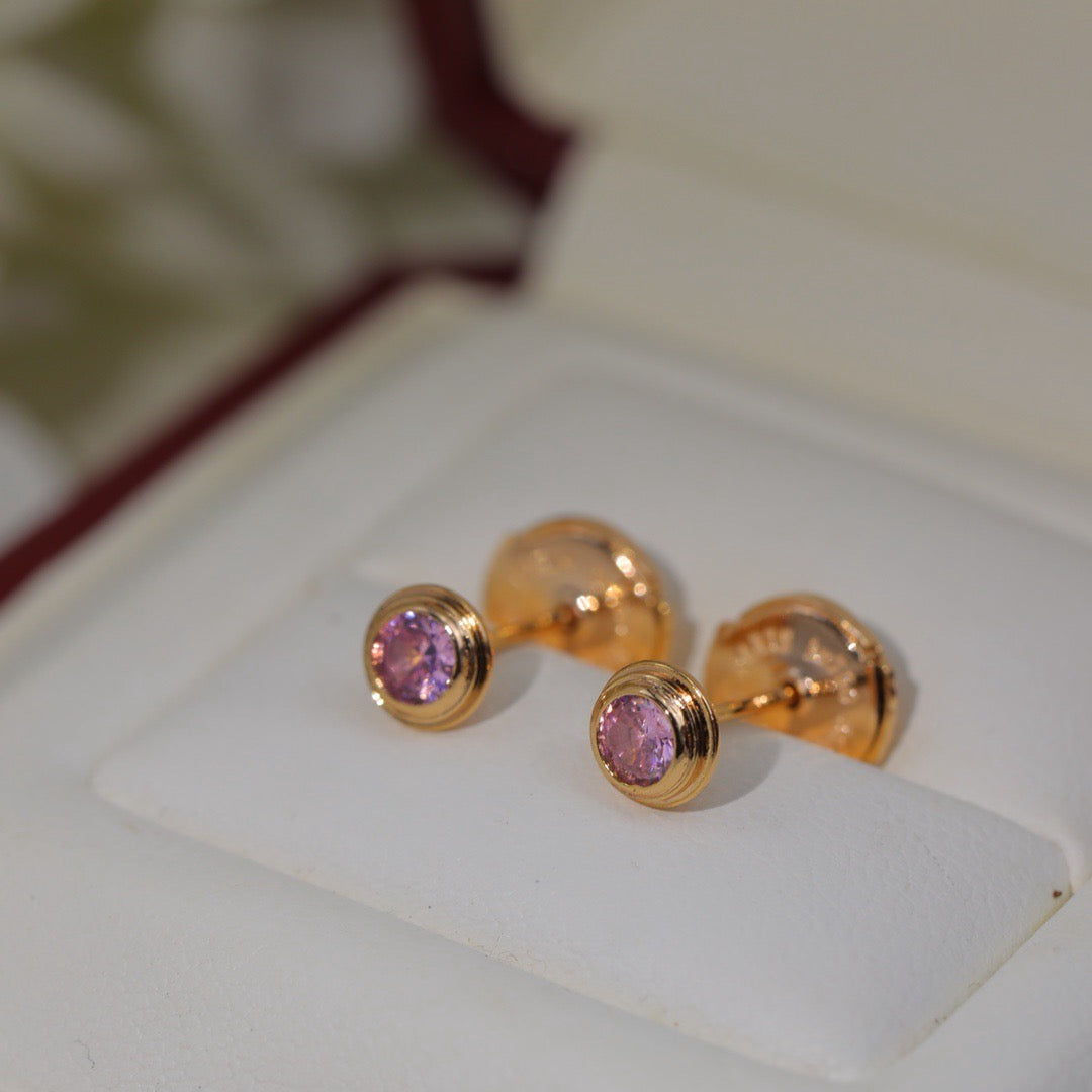 [ElanLuxe Jewelry]DAMOUR PING DIAMOND EARRINGS
