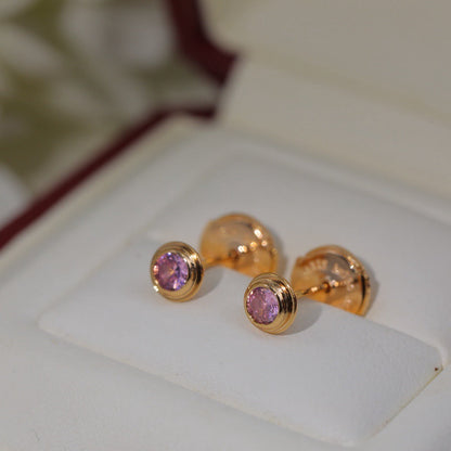 [ElanLuxe Jewelry]DAMOUR PING DIAMOND EARRINGS
