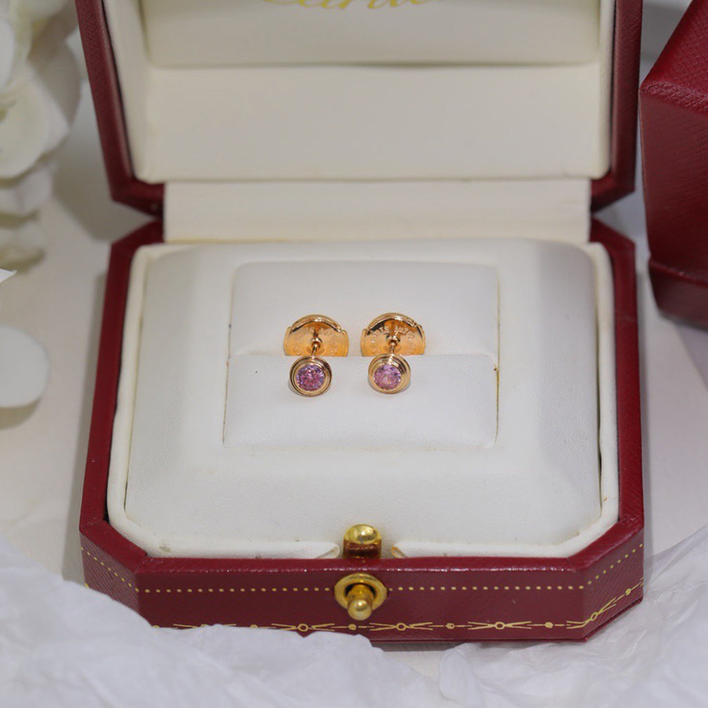 [ElanLuxe Jewelry]DAMOUR PING DIAMOND EARRINGS