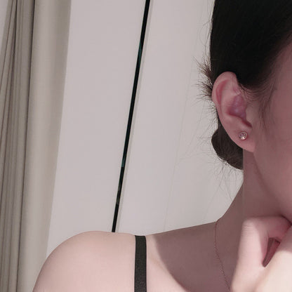 [ElanLuxe Jewelry]DAMOUR PING DIAMOND EARRINGS