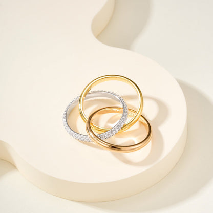 [ElanLuxe Jewelry]TRINITY 2.5MM RING COLLECTION