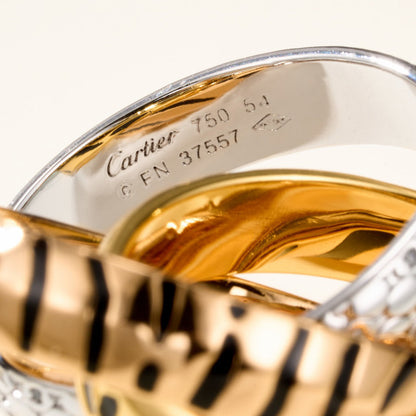 [ElanLuxe Jewelry]TRINITY  RING LEOPARD PRINT