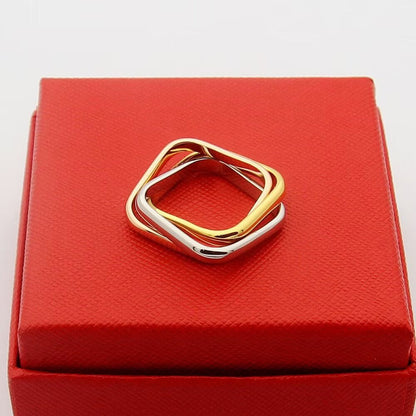 [ElanLuxe Jewelry]TRINITY 3.5MM CUSHION RING COLLECTION