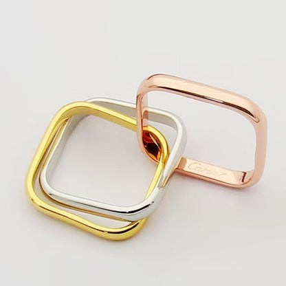 [ElanLuxe Jewelry]TRINITY 3.5MM CUSHION RING COLLECTION