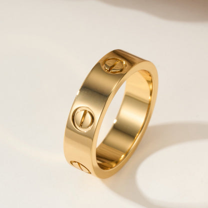 [ElanLuxe Jewelry]LOVE RING 5.5MM NO DIAMOND