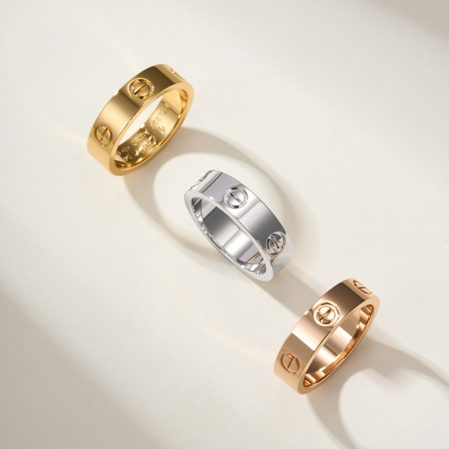 [ElanLuxe Jewelry]LOVE RING 5.5MM NO DIAMOND