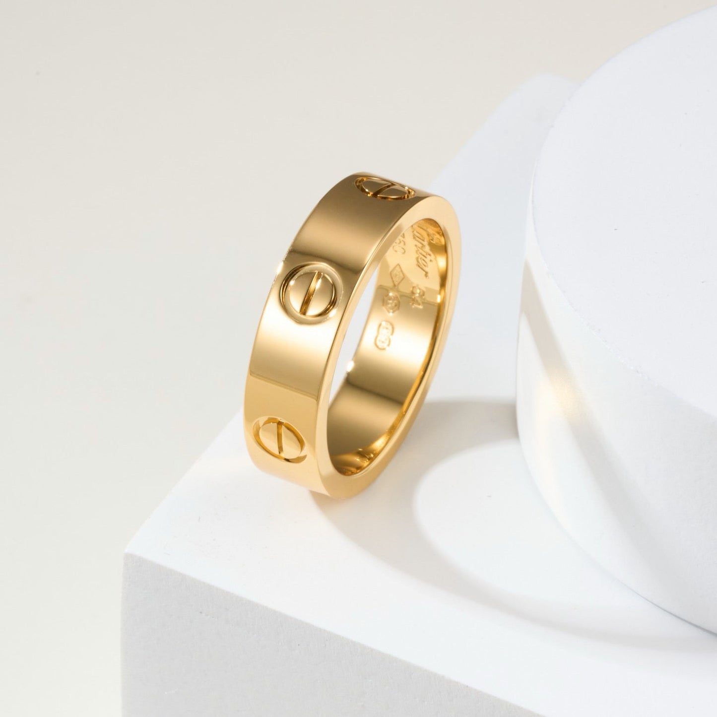 [ElanLuxe Jewelry]LOVE RING 5.5MM NO DIAMOND