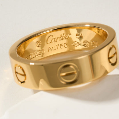 [ElanLuxe Jewelry]LOVE RING 5.5MM NO DIAMOND